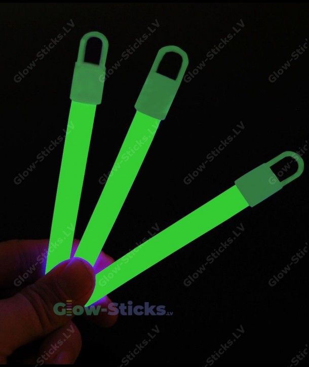Зелёные светящиеся палочки - кулоны, упаковка 25 шт.