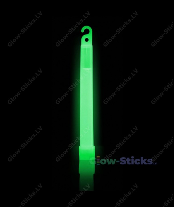 Зелёная светящаяся палочка 15 см