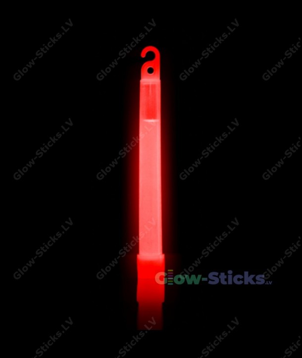 Sarkans gaismas kociņš 15 cm